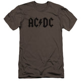 AC/DC Vintage Logo Charcoal Premium T-shirt - Yoga Clothing for You