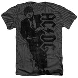 AC/DC Shirt Angus Young Heather T-Shirt - Yoga Clothing for You