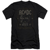 AC/DC 1981 For Those About to Rock Album Black Premium T-shirt - Yoga Clothing for You