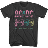 AC/DC For Those About to Rock We Salute You Album with Cannons Smoke T-shirt - Yoga Clothing for You