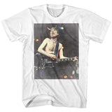 AC/DC Shirt Angus Young White Tall T-shirt - Yoga Clothing for You