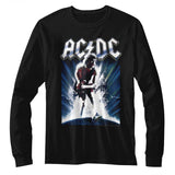 AC/DC Angus Young Solo Black Long Sleeve Shirt - Yoga Clothing for You