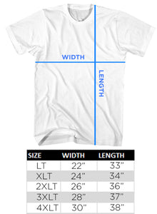 MTV Zebra Logo White Tall T-shirt - Yoga Clothing for You