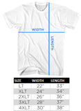 Bruce Lee Sketch with Nunchucks White Tall T-shirt - Yoga Clothing for You