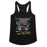 Aerosmith Ladies Racerback Tanktop Eat The Rich Tank