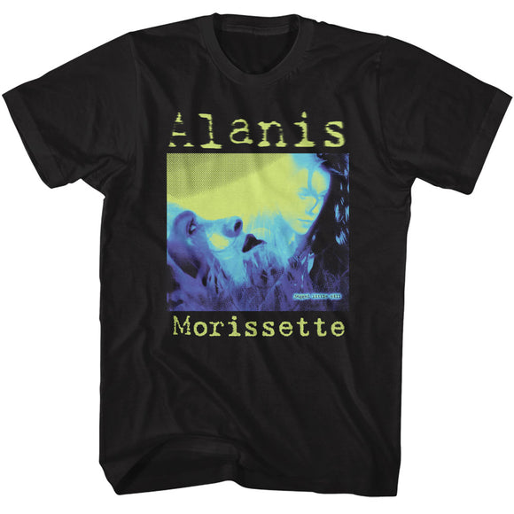 Alanis Morissette Jagged Little Pill Art Black T-shirt