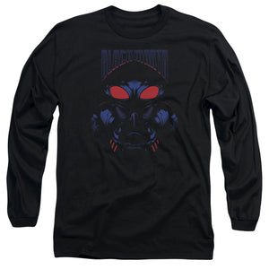 Aquaman Movie Long Sleeve T-Shirt Black Manta Black Tee - Yoga Clothing for You