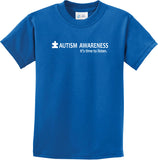 Autism Awareness Time to Listen Youth Kids Shirt - Yoga Clothing for You