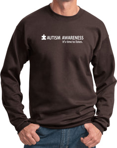 Autism Awareness Time to Listen Sweatshirt - Yoga Clothing for You