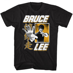 Bruce Lee Hand Black T-shirt - Yoga Clothing for You