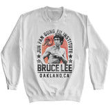 Bruce Lee Jun Fan Gung Fu Institute White Sweatshirt - Yoga Clothing for You