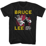 Bruce Lee Stance Jeet Kune Do Black Tall T-shirt - Yoga Clothing for You