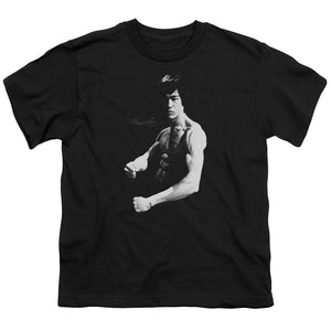 Kids Bruce Lee T-Shirt Flex Stance Youth Shirt - Yoga Clothing for You