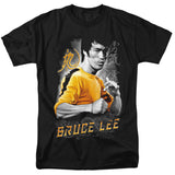 Bruce Lee Yellow Dragon Black T-shirt - Yoga Clothing for You