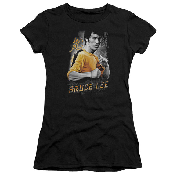 Bruce Lee Yellow Dragon Juniors Shirt - Yoga Clothing for You