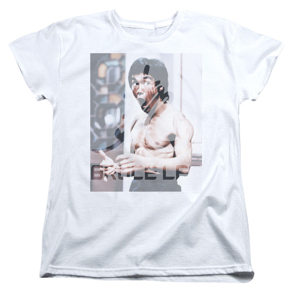 Ladies Bruce Lee T-Shirt Blurred Photo Shirt - Yoga Clothing for You