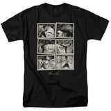 Bruce Lee Snap Shots Black T-shirt - Yoga Clothing for You