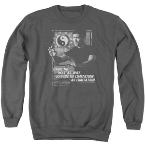 Bruce Lee Sweatshirt Using No Way as Way Quote Sweat Shirt - Yoga Clothing for You