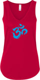 Aqua Brushstroke AUM Lightweight Flowy Yoga Tank Top - Yoga Clothing for You