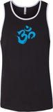 Aqua Brushstroke AUM Premium Yoga Tank Top - Yoga Clothing for You