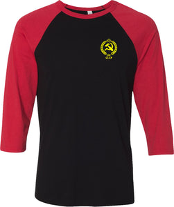 CCCP T-shirt Crest Pocket Print Raglan - Yoga Clothing for You