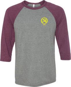 CCCP T-shirt Crest Pocket Print Raglan - Yoga Clothing for You