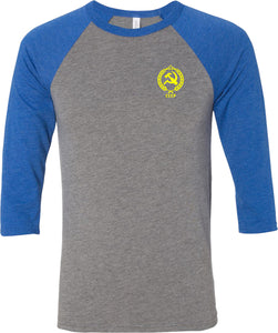 CCCP T-shirt Crest Pocket Print Raglan - Yoga Clothing for You