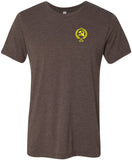 CCCP T-shirt Crest Pocket Print Tri Blend Tee - Yoga Clothing for You