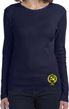 Ladies CCCP T-shirt Crest Bottom Print Long Sleeve - Yoga Clothing for You