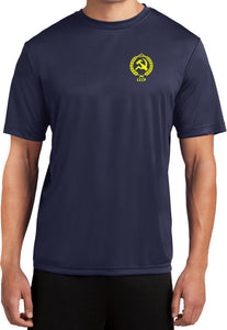 CCCP T-shirt Crest Pocket Print Moisture Wicking Tee - Yoga Clothing for You