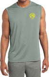 CCCP T-shirt Crest Pocket Print Sleeveless Competitor Tee - Yoga Clothing for You