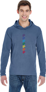 Chakra OMS Heavyweight Pigment Hoodie Yoga Tee Shirt - Yoga Clothing for You