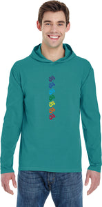 Chakra OMS Heavyweight Pigment Hoodie Yoga Tee Shirt - Yoga Clothing for You