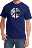 Peace T-shirt Earth Satellite Symbol T-shirt - Yoga Clothing for You