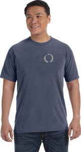 Enso Pocket Print Pigment Dye Yoga Tee Shirt - Yoga Clothing for You