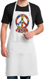 Funky Peace Sign Mens Apron - Yoga Clothing for You