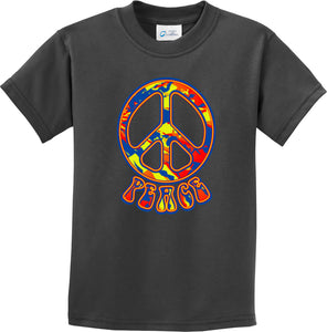 Funky Peace Sign Kids T-shirt - Yoga Clothing for You