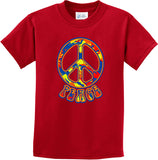 Funky Peace Sign Kids T-shirt - Yoga Clothing for You