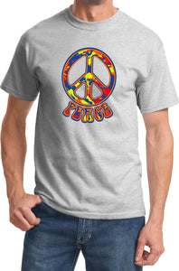 Funky Peace Sign T-shirt - Yoga Clothing for You