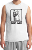 Game Over Muscle Shirt Black Print - Yoga Clothing for You