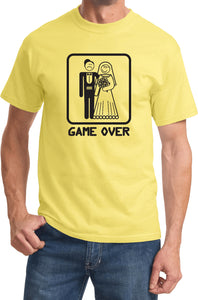 Game Over T-shirt Black Print - Yoga Clothing for You