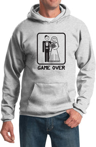 Game Over Hoodie Black Print - Yoga Clothing for You