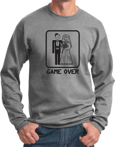 Game Over Sweatshirt Black Print - Yoga Clothing for You