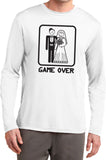 Game Over Moisture Wicking Long Sleeve Black Print - Yoga Clothing for You