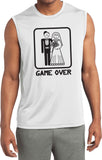 Game Over Sleeveless Competitor Shirt Black Print - Yoga Clothing for You