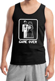 Game Over Tank Top White Print - Yoga Clothing for You