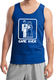 Game Over Tank Top White Print - Yoga Clothing for You