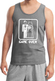 Game Over Tank Top White Print - Yoga Clothing for You