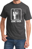 Game Over T-shirt White Print - Yoga Clothing for You