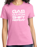 Gas Clutch Shift Repeat Test Ladies Shirt - Yoga Clothing for You